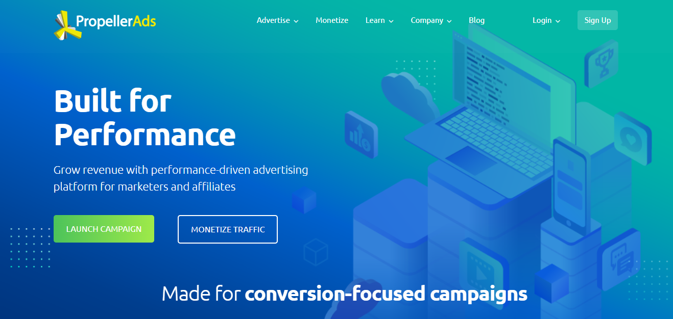 Propeller Ads Network | How to Double Website Earnings